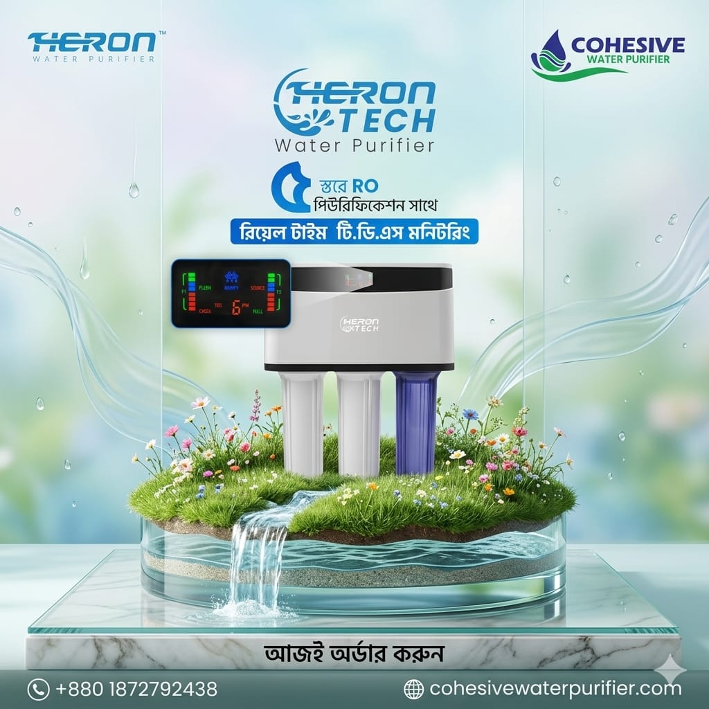 75 GPD Heron Tech RO Water Purifier (5 Stage)